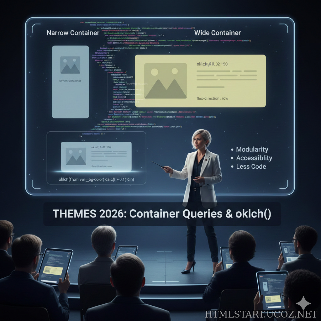 Контейнерные запросы и oklch()