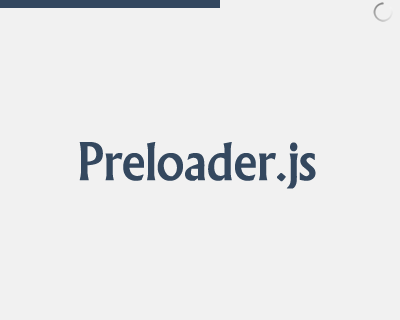Preloader.js – загрузка страницы как на YouTube
